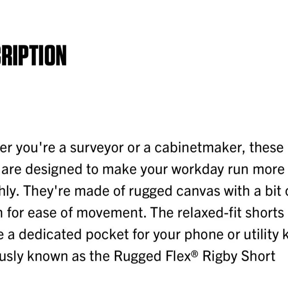 Carhartt Men’s Rugged Flex Relaxed Fit‎ Canvas Work Shorts, Tan, Size 44 - Picture 2 of 16